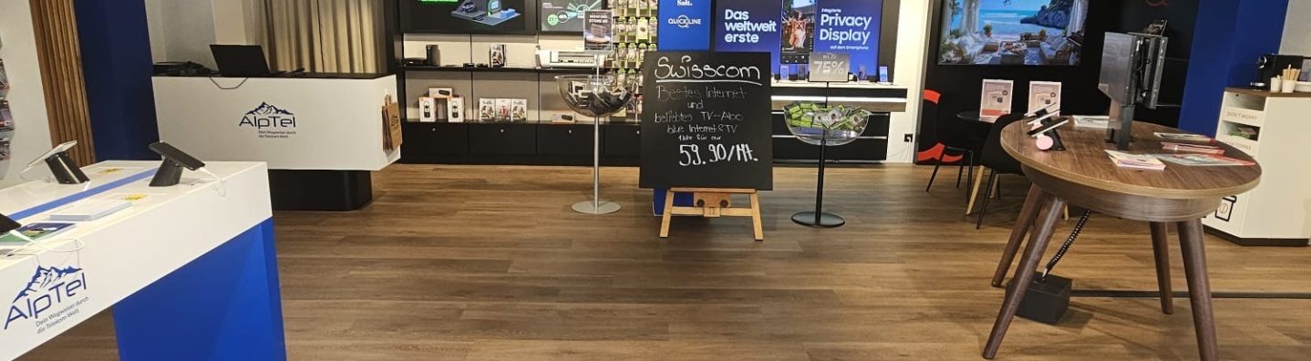 AlpTel-Shop in Wil für Mobile, Internet und TV